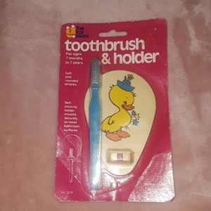 1978 toothbrush and toothbrush holder